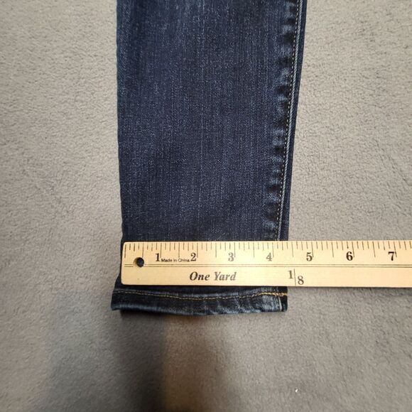 Gap 1969 Jeans Womens Size 25 Blue True Skinny Distressed Stretch Denim - Picture 6 of 12